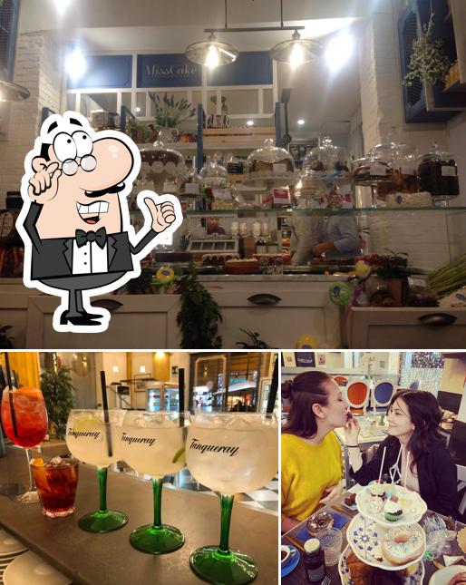 Gli interni di Miss Cake Bakery & Co