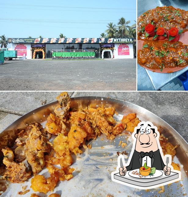 The restaurant's food and exterior