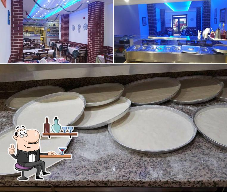 Gli interni di Pizzeria Da Shaban