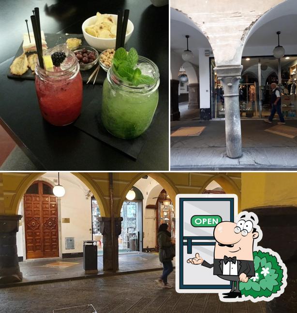 La esterno e bevanda del ristorante