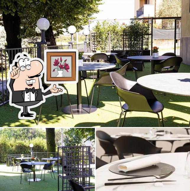 Gli interni di Gravitas Ristorante