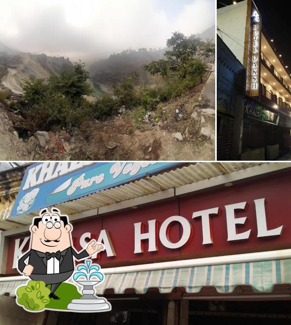 The exterior of Khalsa Hotel