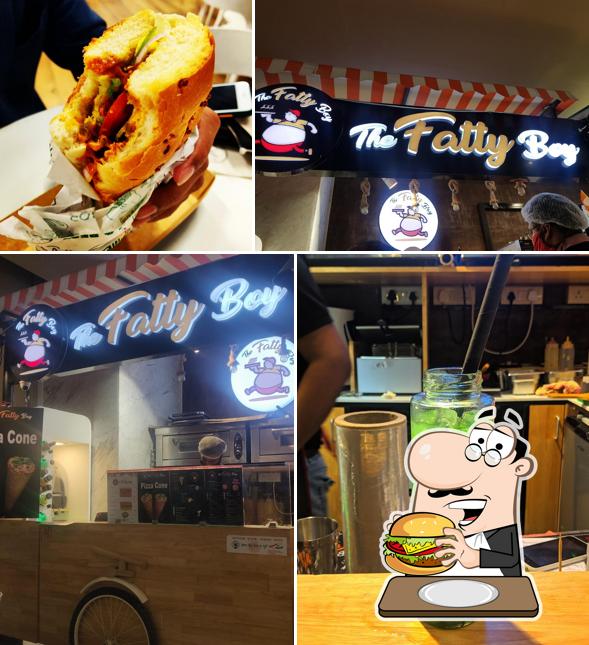 Order a burger at The Fatty boy