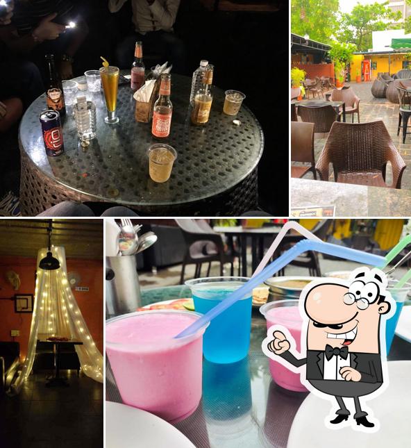 Take a seat at one of the tables at Tephra Lounge Restaurant