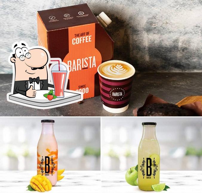 Enjoy a drink at Barista Coffee