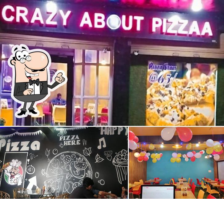 The interior of CRAZY FOR PIZZAA