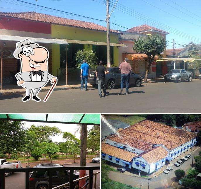 O exterior do Dotti Restaurante