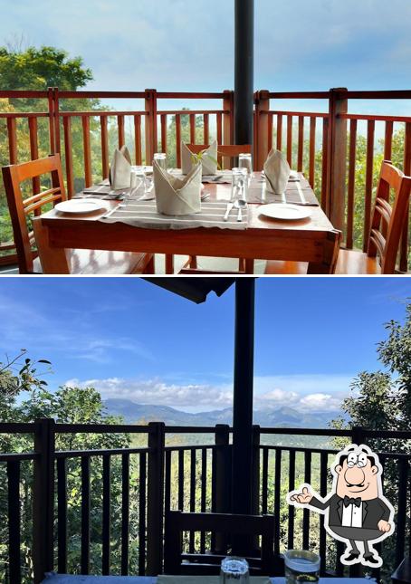 The interior of Highridge Restaurant