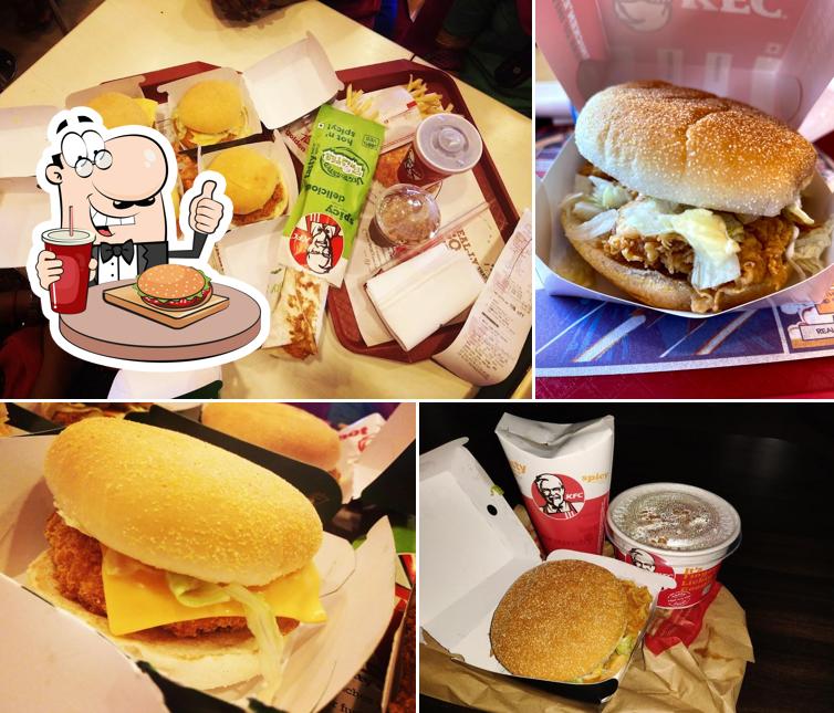 KFC’s burgers will suit different tastes