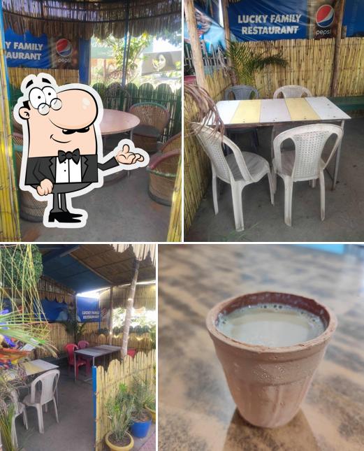 The interior of Lucky Family Restaurant, Lucky Chicken Point