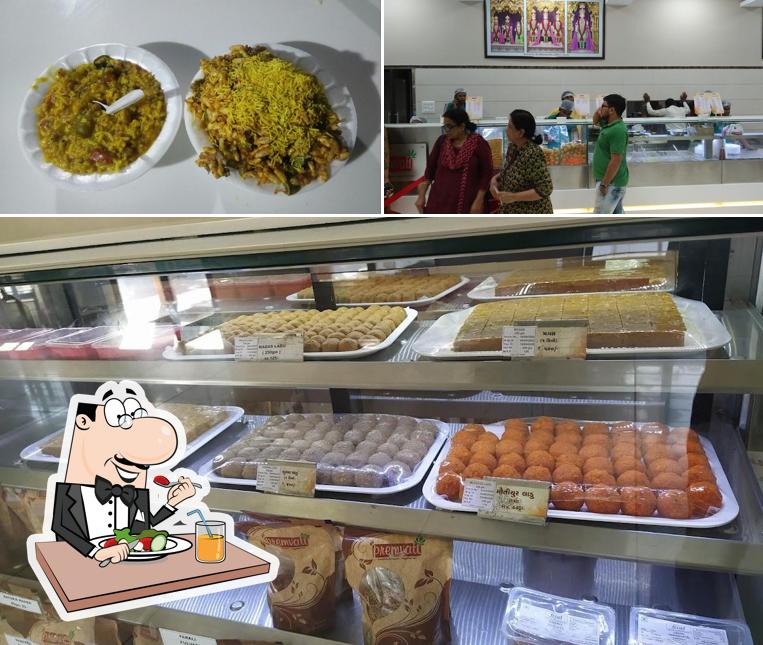 This is the image displaying food and interior at Premvati Swaminarayan Vegetarian