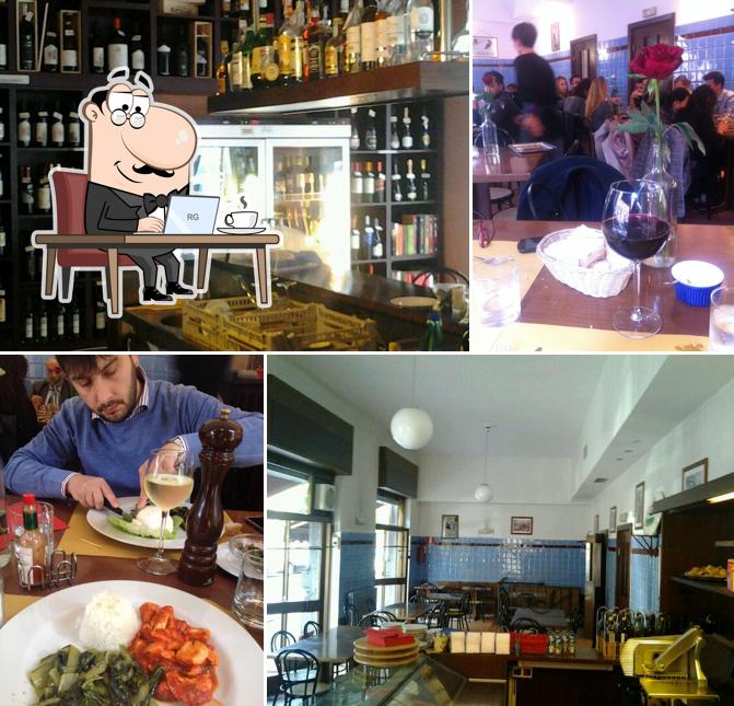 Gli interni di Osteria Crespi VINI & SFIZI