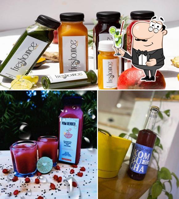 Enjoy a drink at Fresh Ounce
