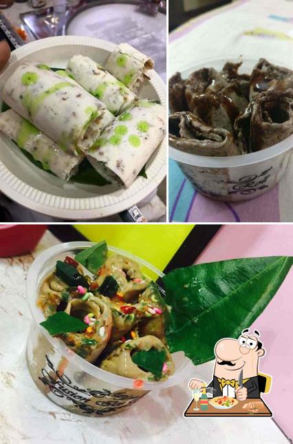 Food at Fusion Ice Rolls