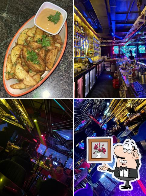 The interior of Human Night Club