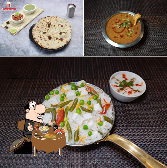 Food at Kake Da Hotel