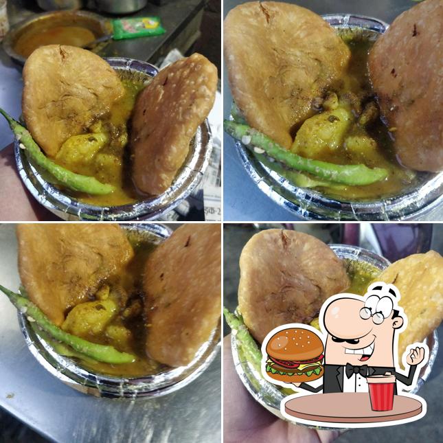 Get a burger at Pandit Ji Samosa And Kachori