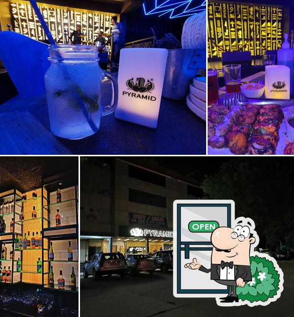 Check out how Pyramid Micro Brewery Café Lounge Bar PATIALA looks outside
