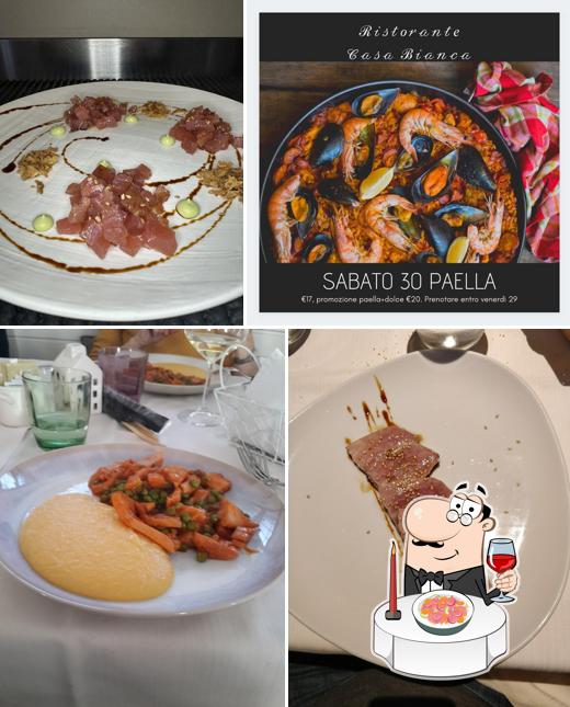 Tartare di tonno al Ristorante Casa Bianca