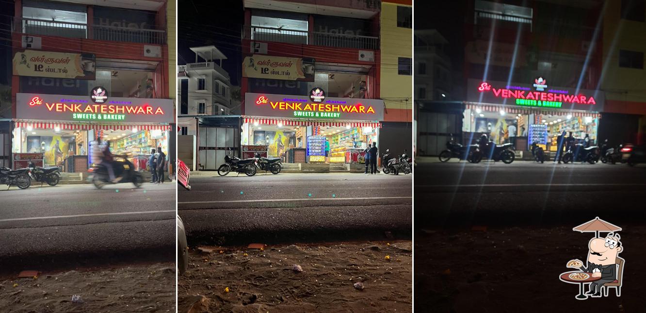The exterior of Sri VENKATESHWARA SWEETS & BAKERY
