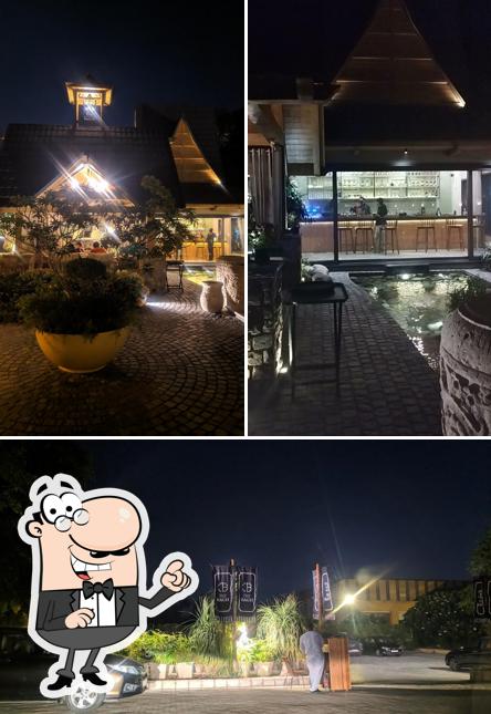 The exterior of The Bagh Gourmet Garden & Bar