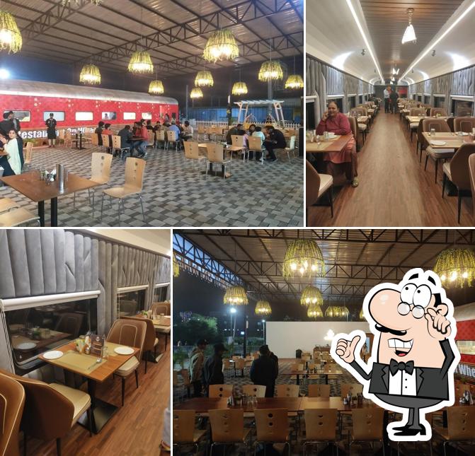 The interior of Restaurant on Wheels by Swad Exotica