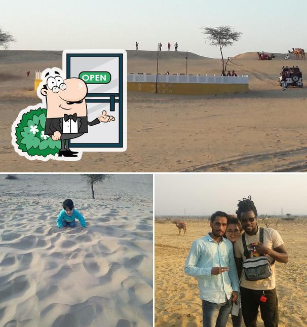 You can get some fresh air at the outside area of Bambloo Desert Camp Raisar Bikaner