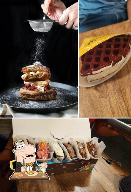 Food at The Waffle Bar
