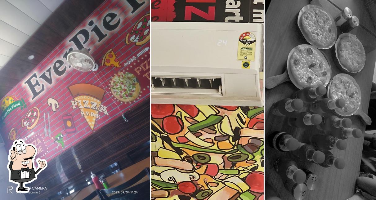The interior of EverPie Pizza