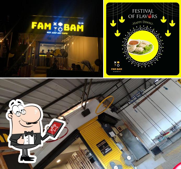 The exterior of FAM BAM Cafe