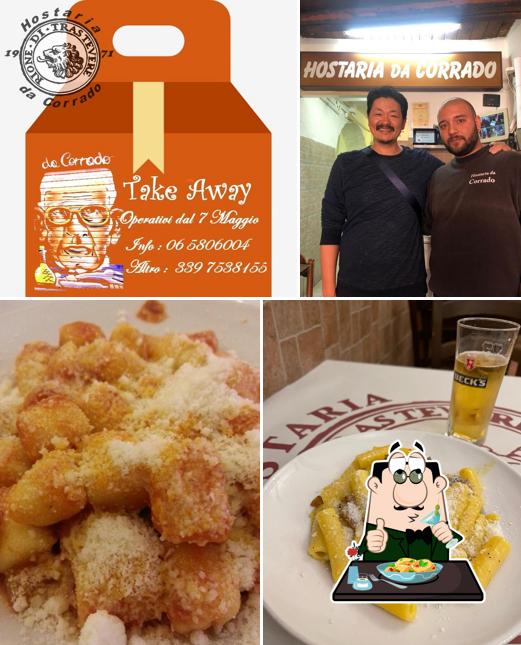 Cibo al Hostaria Da Corrado