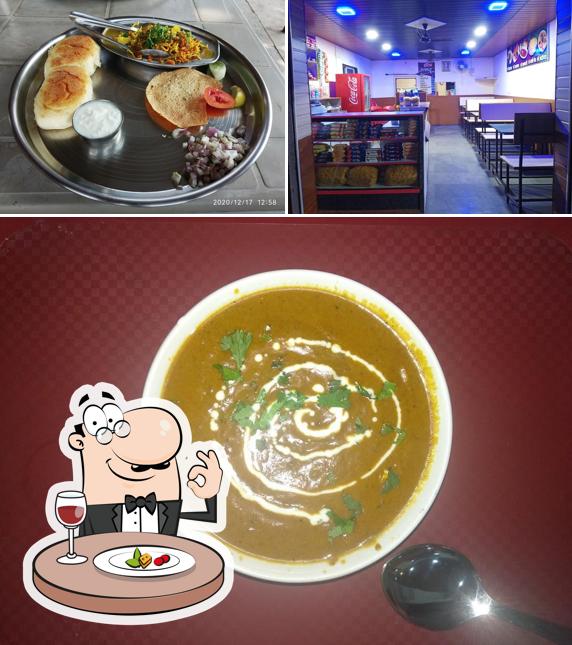 Among various things one can find food and interior at Hotel Tanmay