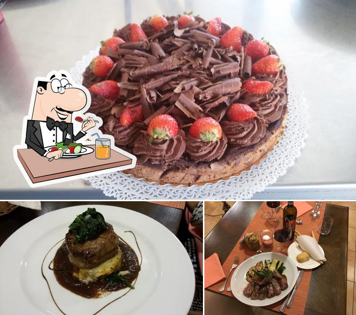 Tra le diverse cose da Monferrato Resort si possono trovare la cibo e vino