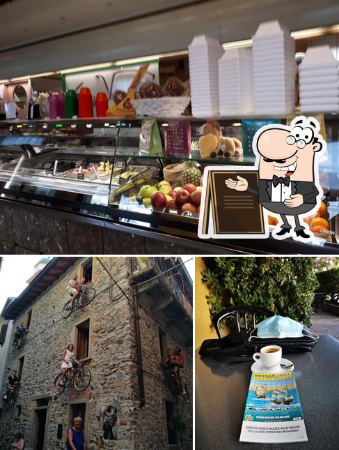 La esterno e interni del ristorante