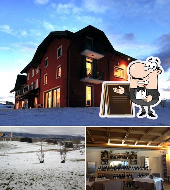 Questa è la immagine che mostra la esterno e vino di Ristorante La Tana Gourmet