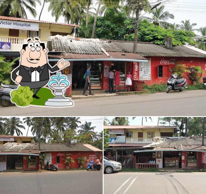 The exterior of Anjona Cafe