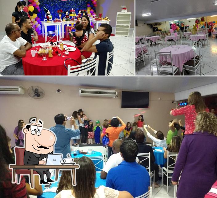 Veja imagens do interior do Arco Íris Buffet Infantil