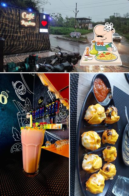 The image of Cafe apero’s food and exterior