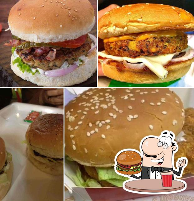 Order a burger at Chef's Nation Viman Nagar