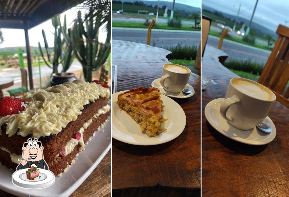 Bolo de chocolate em GARDEN CAFÉ