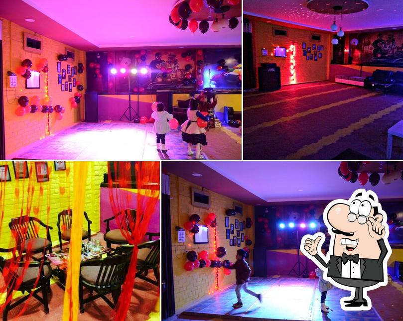 The interior of Gujjarkithadi Cafe & Resturent