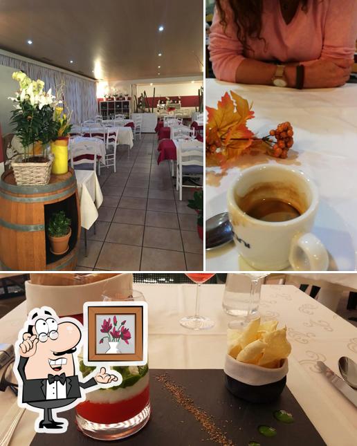 La immagine di interni e bevanda da Ristorante-Pizzeria-Bar Arcobaleno