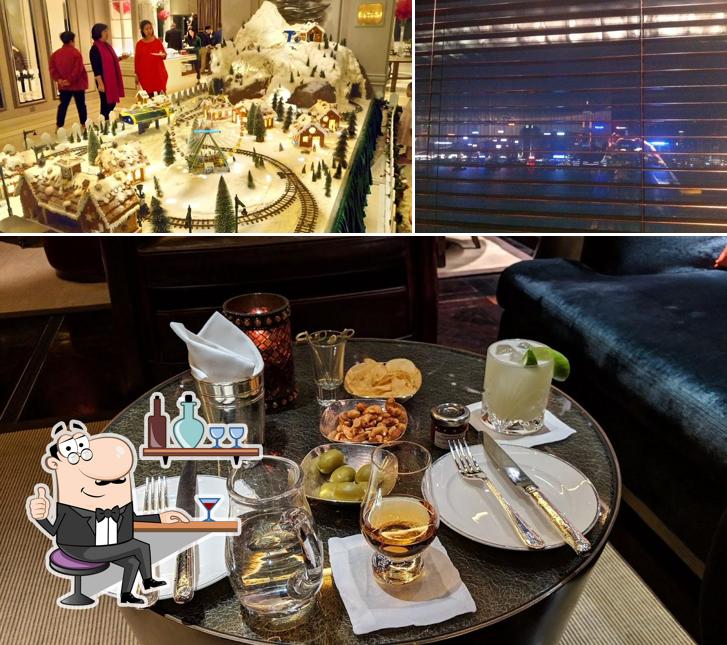 The interior of The Bar at The Peninsula 半島酒吧