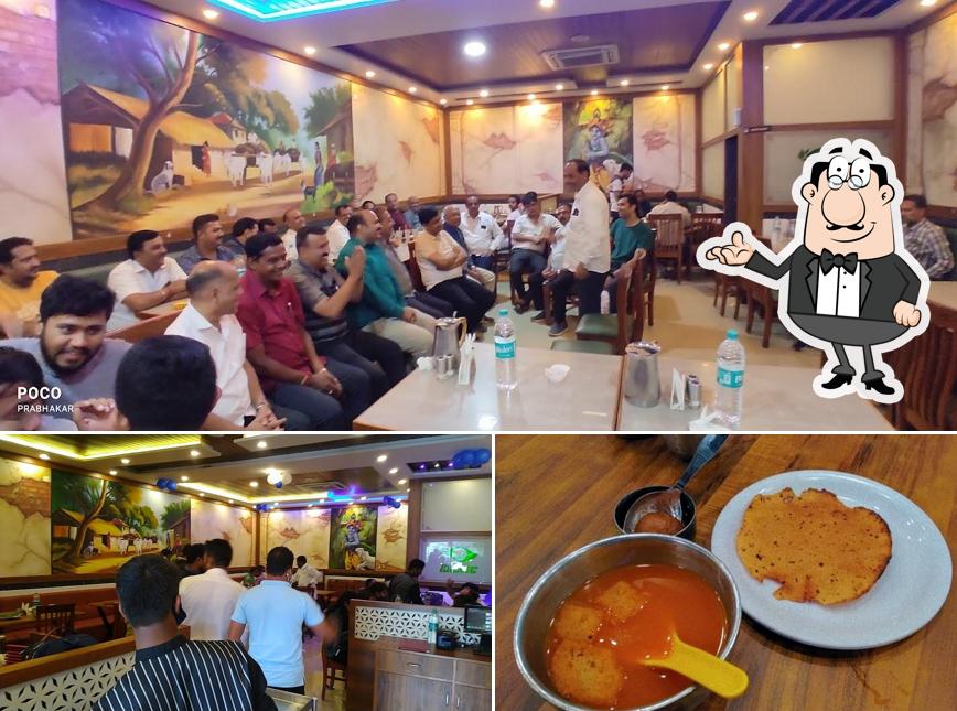 The picture of Nisarga Upahaar’s interior and food