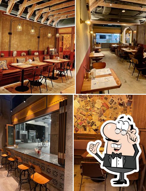 Take a seat at one of the tables at BKK Thai Street Food