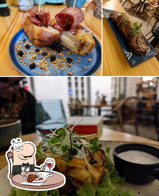 Get meat dishes at WayPoint