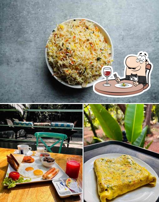 Food at Jungle Café Goa