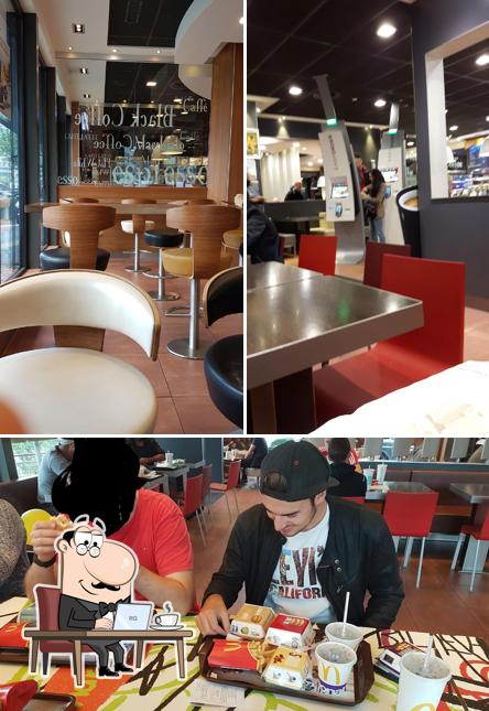 Gli interni di McDonald’s