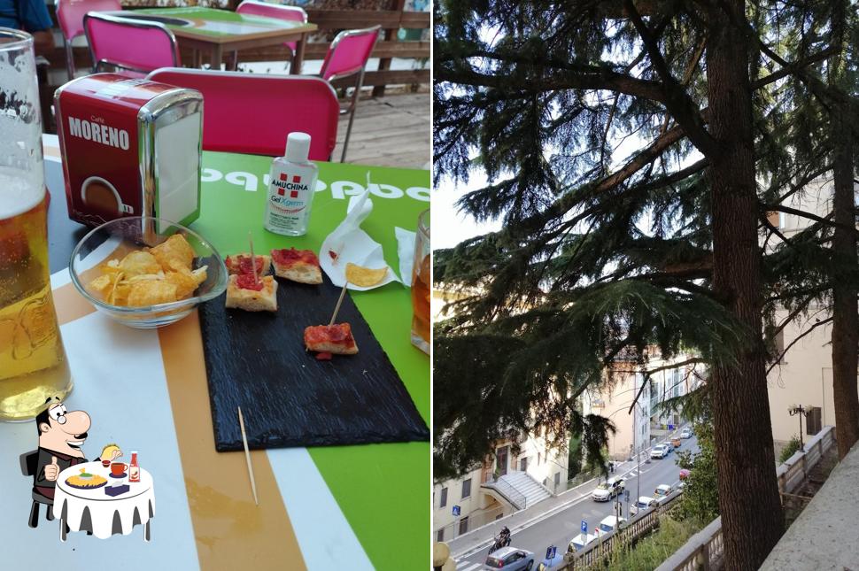 Piatto di formaggi al Al Bar Del parco Baden Powell Caffè Aperitivi Snack