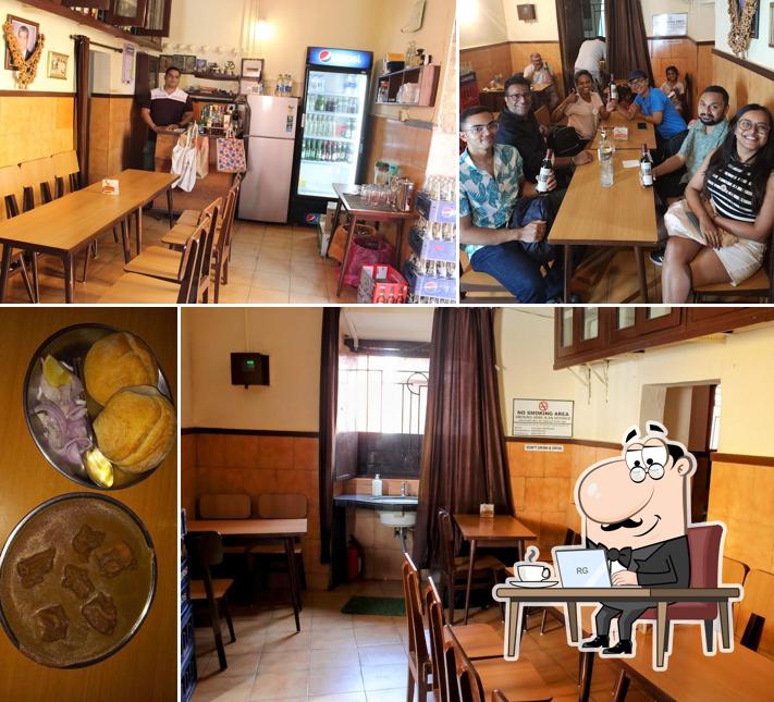 The interior of Ashok bar and restaurant since 1969(authentic xacuti place)